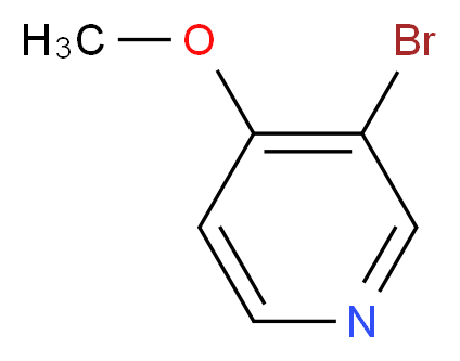 3-Bromo-4-methoxypyridine_分子结构_CAS_82257-09-8)