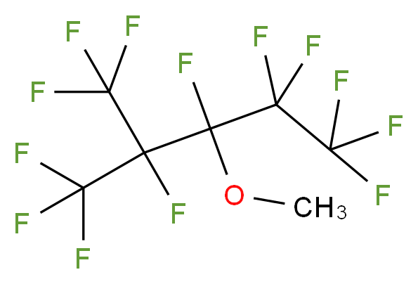 1,1,1,2,2,3,4,5,5,5-decafluoro-3-methoxy-4-(trifluoromethyl)pentane_分子结构_CAS_132182-92-4