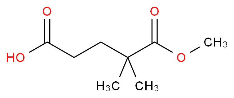 5-Methoxy-4,4-dimethyl-5-oxopentanoic acid_分子结构_CAS_2840-71-3)