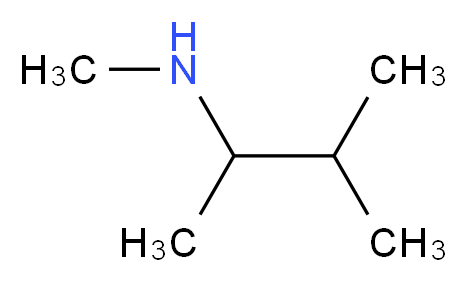 methyl(3-methylbutan-2-yl)amine_分子结构_CAS_34317-39-0