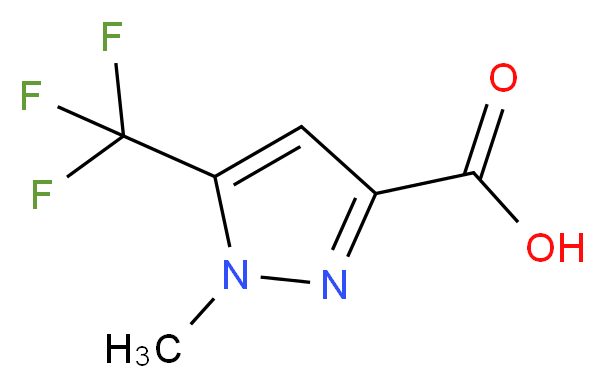 1-Methyl-5-(trifluoromethyl)-1H-pyrazole-3-carboxylic acid_分子结构_CAS_481065-92-3)