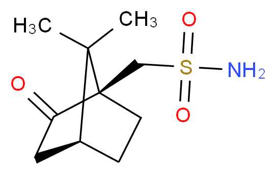 [(1R,4S)-7,7-dimethyl-2-oxobicyclo[2.2.1]heptan-1-yl]methanesulfonamide_分子结构_CAS_72597-34-3