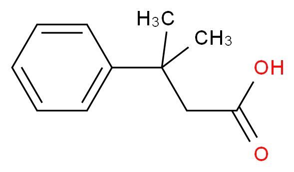 3-methyl-3-phenylbutanoic acid_分子结构_CAS_1010-48-6