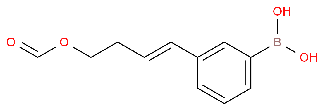 3-(反-3-乙氧基-3-羰基-1-丙烯-1-基)苯硼酸_分子结构_CAS_913835-51-5)