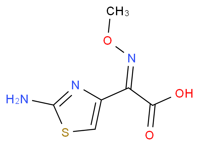 2-(2-Aminothiazol-4-yl)-2-(methoxyimino)acetic acid_分子结构_CAS_65872-41-5)