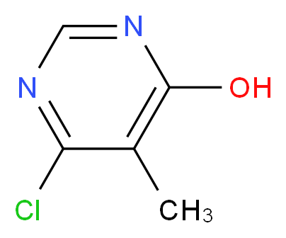 6-chloro-5-methylpyrimidin-4-ol_分子结构_CAS_18261-42-2