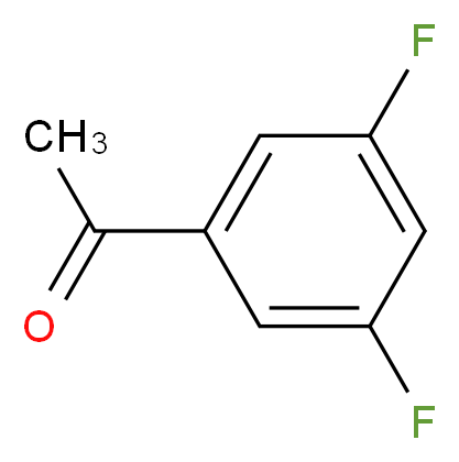 3′,5′-二氟苯乙酮_分子结构_CAS_123577-99-1)