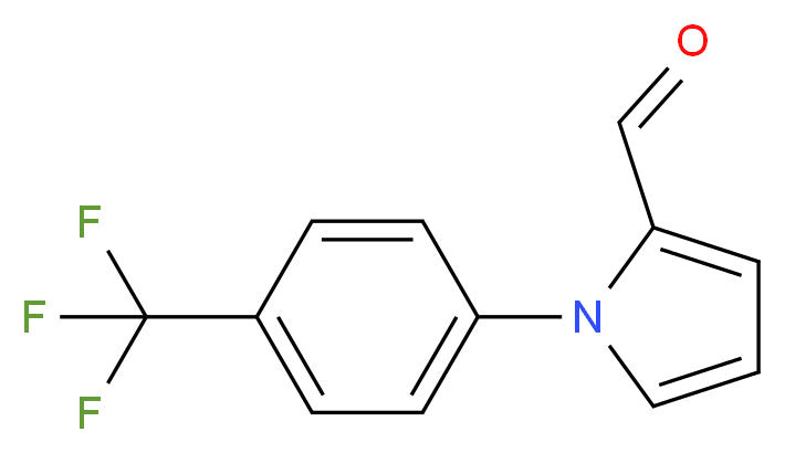 1-[4-(trifluoromethyl)phenyl]-1H-pyrrole-2-carbaldehyde_分子结构_CAS_156496-70-7