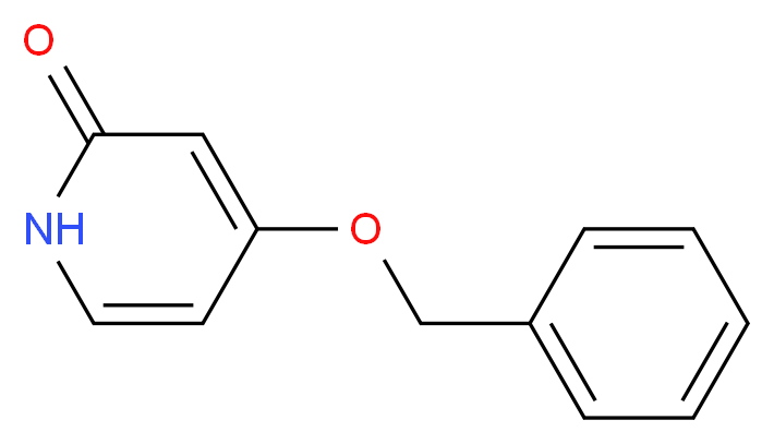 4-Benzyloxy-2-(1H)-pyridone_分子结构_CAS_53937-02-3)