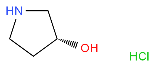 (R)-3-羟基吡咯烷盐酸盐_分子结构_CAS_104706-47-0)