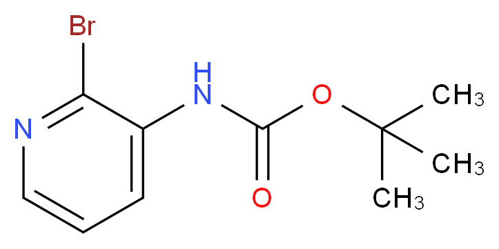 tert-butyl N-(2-bromopyridin-3-yl)carbamate_分子结构_CAS_116026-98-3