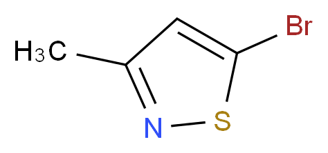 5-bromo-3-methyl-1,2-thiazole_分子结构_CAS_20493-60-1