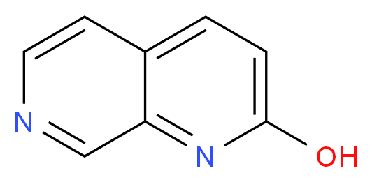 1,7-naphthyridin-2-ol_分子结构_CAS_54920-82-0)