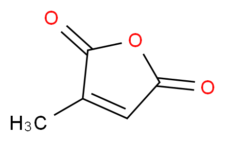 柠康酸酐_分子结构_CAS_616-02-4)