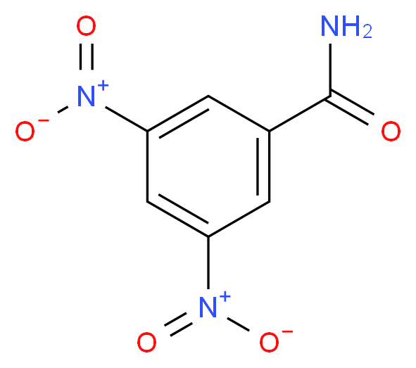 3,5-dinitrobenzamide_分子结构_CAS_121-81-3