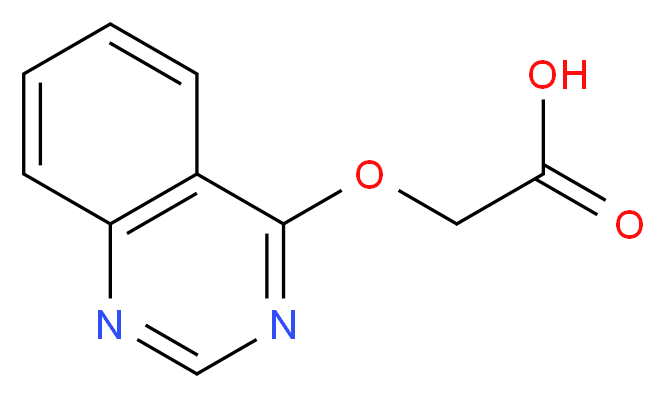 (Quinazolin-4-yloxy)acetic acid_分子结构_CAS_842959-64-2)