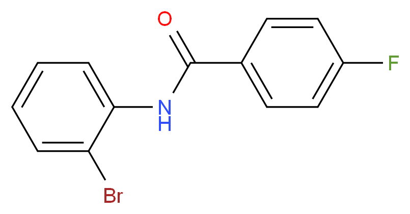 N-(2-Bromophenyl)-4-fluorobenzamide_分子结构_CAS_671-13-6)