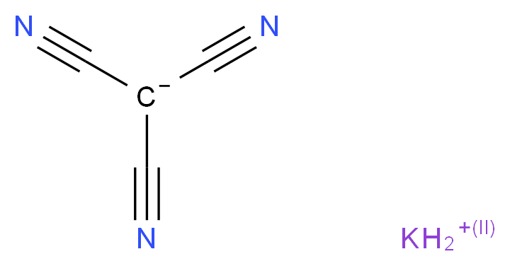 三氰基甲烷化钾_分子结构_CAS_34171-69-2)