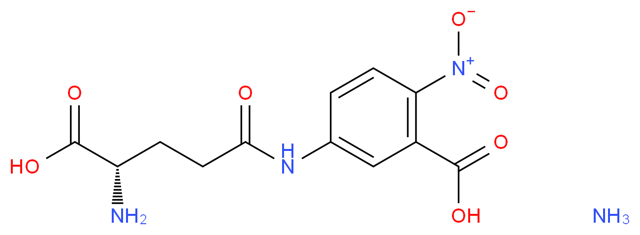 5-[(4S)-4-amino-4-carboxybutanamido]-2-nitrobenzoic acid amine_分子结构_CAS_63699-78-5