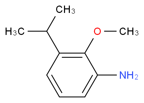 3-Isopropyl-2-methoxyaniline_分子结构_CAS_723334-17-6)