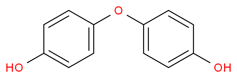 4-(4-hydroxyphenoxy)phenol_分子结构_CAS_1965-09-9
