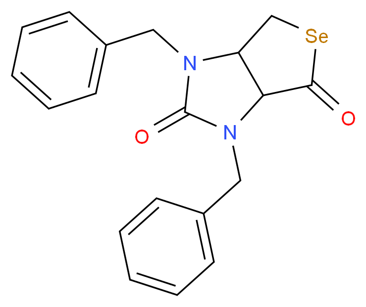 1,3-Dibenzyldihydro-1H-selenolo[3,4-d]imidazole-2,4-(3H,3aH)dione_分子结构_CAS_1185143-93-4)