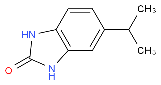 5-ISOPROPYL-1,3-DIHYDRO-BENZIMIDAZOL-2-ONE_分子结构_CAS_103151-03-7)