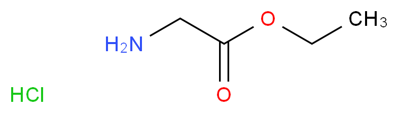 ethyl 2-aminoacetate hydrochloride_分子结构_CAS_623-33-6