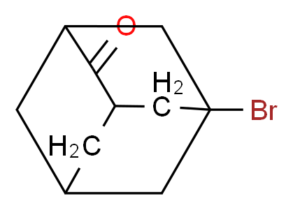 5-bromoadamantan-2-one_分子结构_CAS_20098-20-8