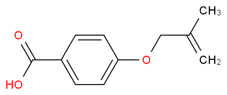 4-[(2-methylprop-2-en-1-yl)oxy]benzoic acid_分子结构_CAS_68564-43-2)
