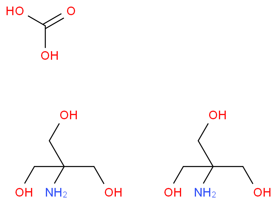 Trizma&reg; 碳酸盐_分子结构_CAS_68123-29-5)