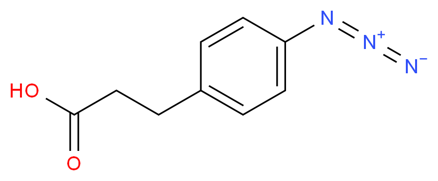 3-(4-azidophenyl)propanoic acid_分子结构_CAS_103489-31-2