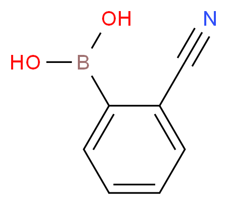 2-氰基苯硼酸_分子结构_CAS_138642-62-3)