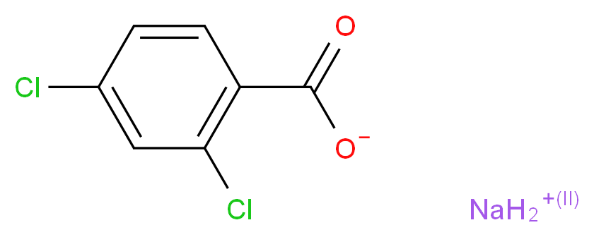 Sodium 2,4-dichlorobenzoate_分子结构_CAS_38402-11-8)