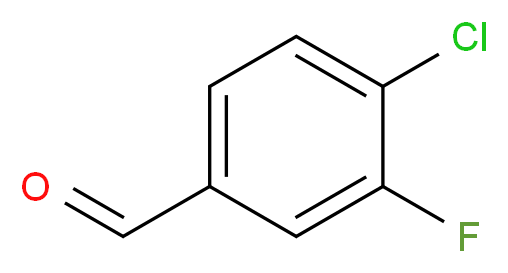4-Chloro-3-fluorobenzaldehyde_分子结构_CAS_)