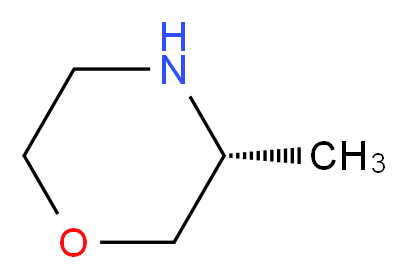 (3R)-3-methylmorpholine_分子结构_CAS_74572-04-6)