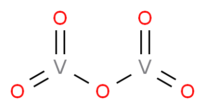 氧化钒(V), Puratronic&reg;_分子结构_CAS_1314-62-1)