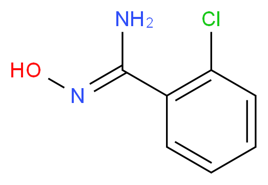 (Z)-2-chloro-N'-hydroxybenzene-1-carboximidamide_分子结构_CAS_56935-60-5