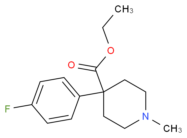 4-Fluoropethidine_分子结构_CAS_)
