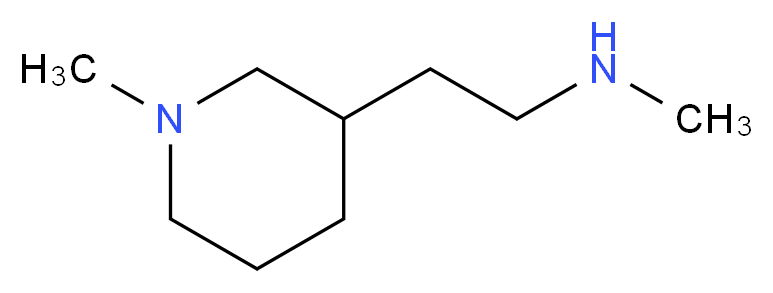 N-Methyl-2-(1-methyl-3-piperidinyl)-1-ethanamine_分子结构_CAS_)