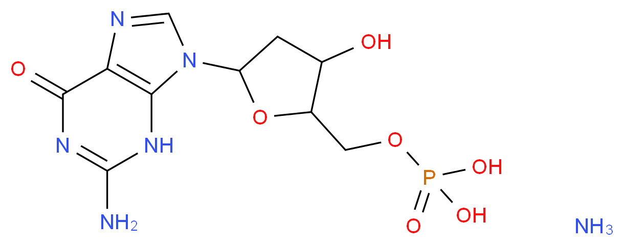 Deoxyguanosine monophosphate_分子结构_CAS_902-04-5)