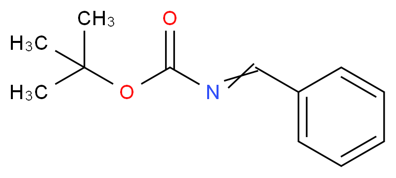 tert-butyl N-(phenylmethylidene)carbamate_分子结构_CAS_150884-50-7