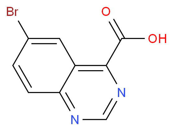 6-bromoquinazoline-4-carboxylic acid_分子结构_CAS_769916-07-6