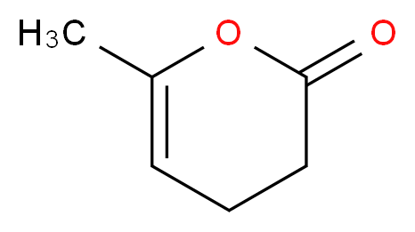 6-methyl-3,4-dihydro-2H-pyran-2-one_分子结构_CAS_3740-59-8