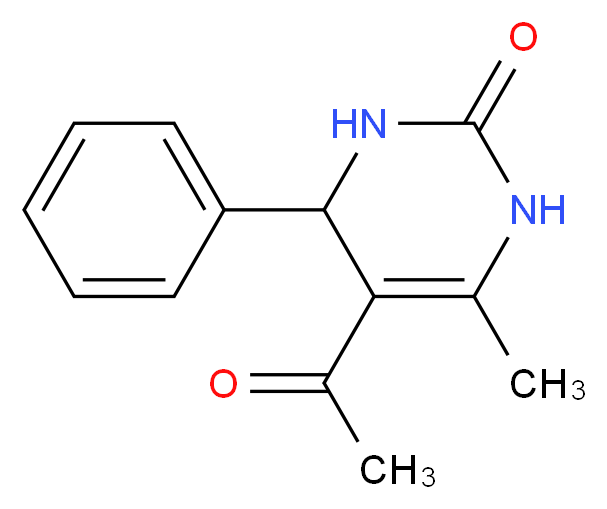 5-Acetyl-6-methyl-4-phenyl-3,4-dihydro-1H-pyrimidin-2-one_分子结构_CAS_25652-50-0)