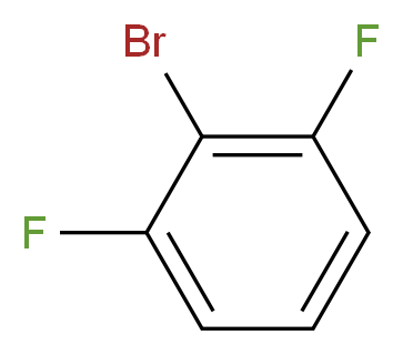 2-bromo-1,3-difluorobenzene_分子结构_CAS_64248-56-2