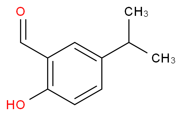 2-Hydroxy-5-isopropyl-benzaldehyde_分子结构_CAS_)