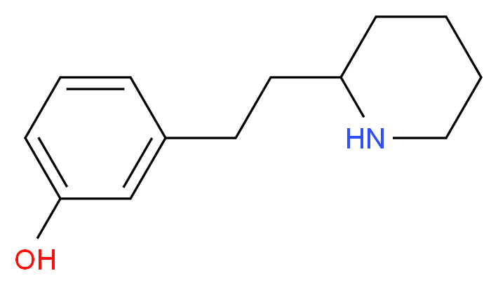 3-(2-Piperidin-2-ylethyl)phenol_分子结构_CAS_915921-63-0)