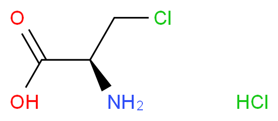 (2S)-2-amino-3-chloropropanoic acid hydrochloride_分子结构_CAS_51887-88-8