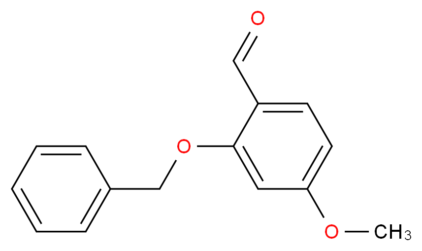 2-(Benzyloxy)-4-methoxybenzenecarbaldehyde_分子结构_CAS_32884-23-4)